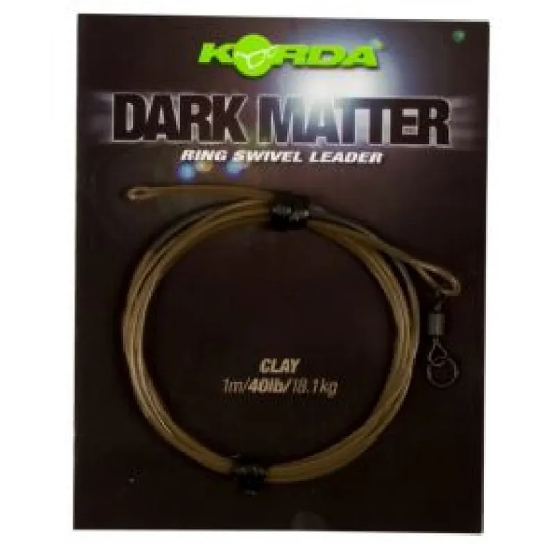 Hete Deal Korda Dark Matter Ring Swivel Leader Clay